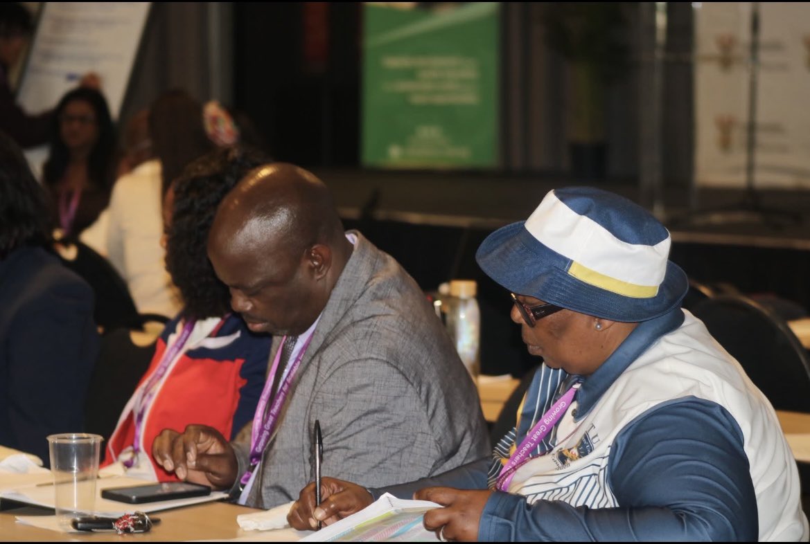 SACE9's tweet photo. Day 2 of the DBE Teacher Development Colloquium currently being held at  Birchwood, the SACE CEO and Senior delegations of SACE attended various commissions,including Improving Blended CPD, Early Career Teacher Support and Ethical Conduct and Policy Alignment, Research, and M&amp;E. https://t.co/SHtxzQh9wa