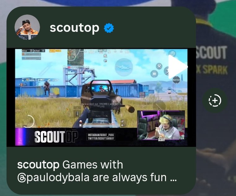 tx_calzone226's tweet photo. ScoutOP Collab with @PauDybala_JR  in 2019-20 jab ye nachania danish danish krke naschti thi tabse international represent krta h or Collab krta h ye h gaming 
#ScoutOP #scoutop #bbs20 #boggboss 
#Scoitarmy https://t.co/ZaGrECsfTa