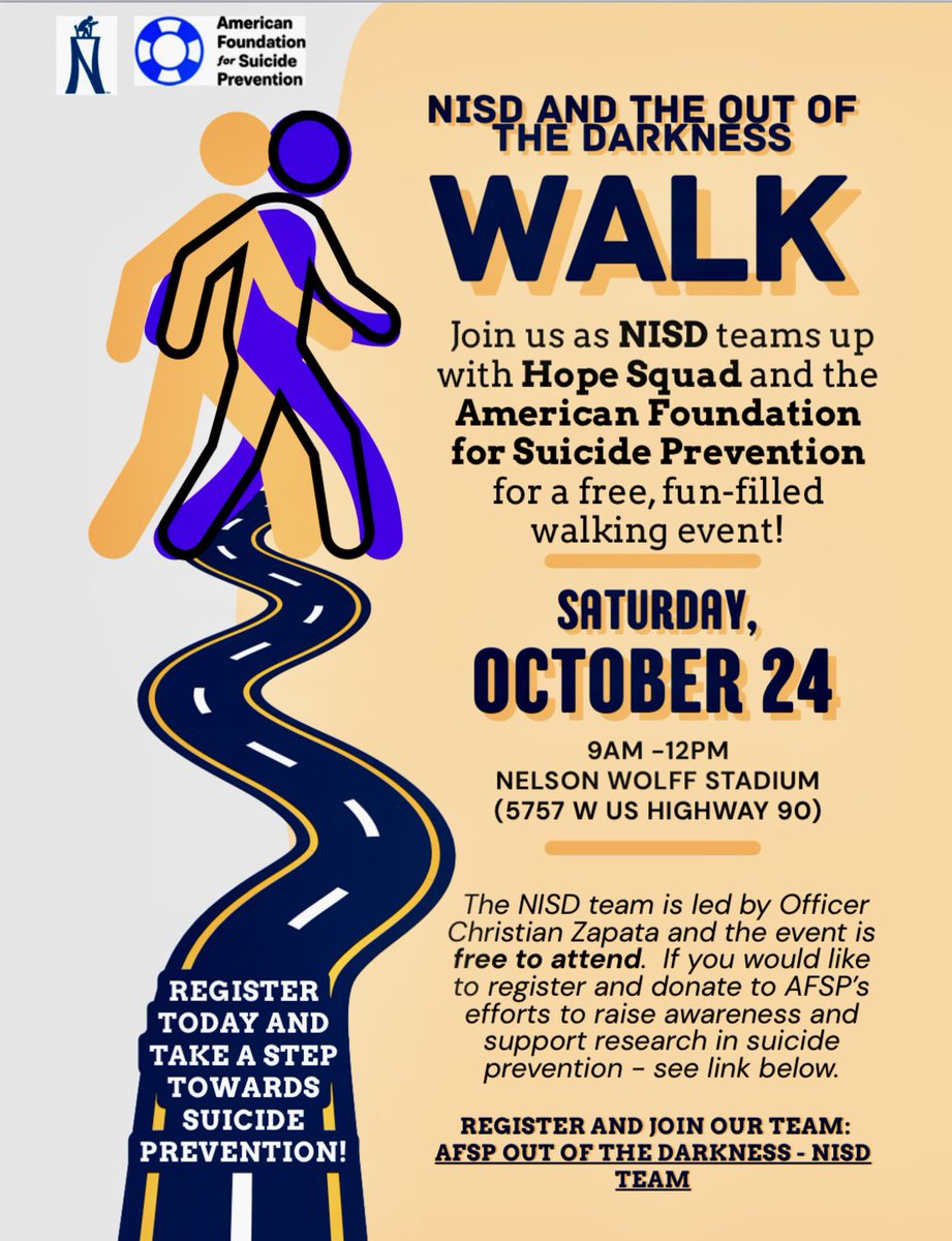 NISDCounseling's tweet photo. All are welcome! 🚶‍♂️🚶🏻‍♀️ https://t.co/Rr3Vx4MNMh