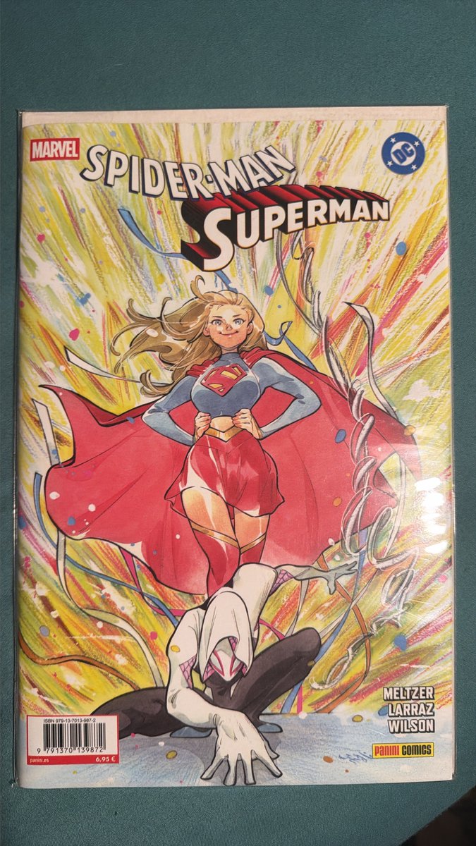 DonDes_'s tweet photo. @monkeyjr14 buena elección con la portada del Superman/Spiderman https://t.co/d1LyMXwW2V