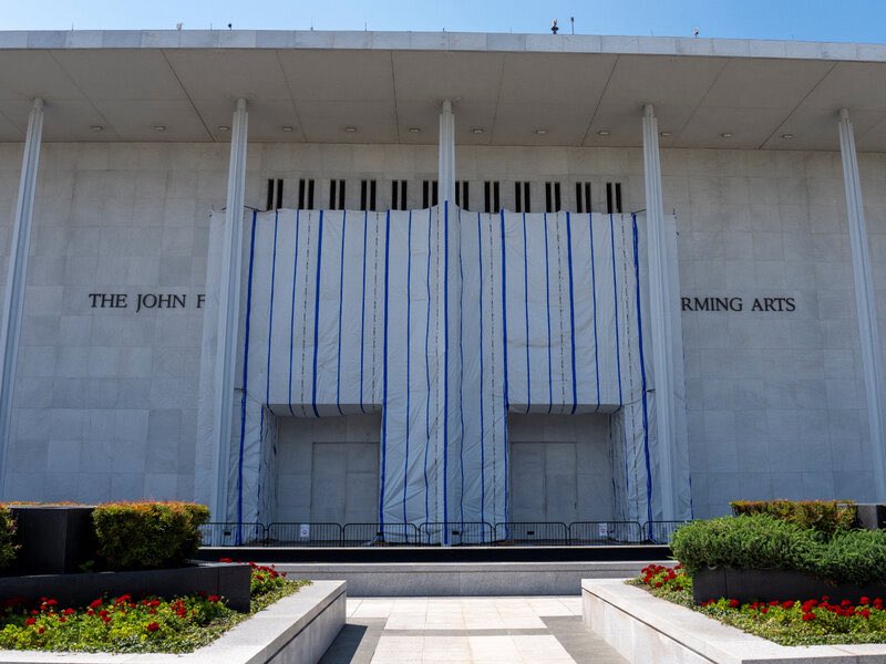 RpsAgainstTrump's tweet photo. JUST IN: A federal judge has blocked the Kennedy Center board from putting Donald Trump’s name back on the building or renaming its grounds after him.

Judge Christopher Cooper ruled the moves would violate his earlier order and federal law, which gives Congress authority over the Kennedy Center’s name.

“Simply put, Defendants cannot install memorials for President Trump or anyone or anything else at the Kennedy Center without Congress’s blessing,” Cooper wrote.

“The board resolution bucks a federal court order and a statute Congress enacted,” he wrote.