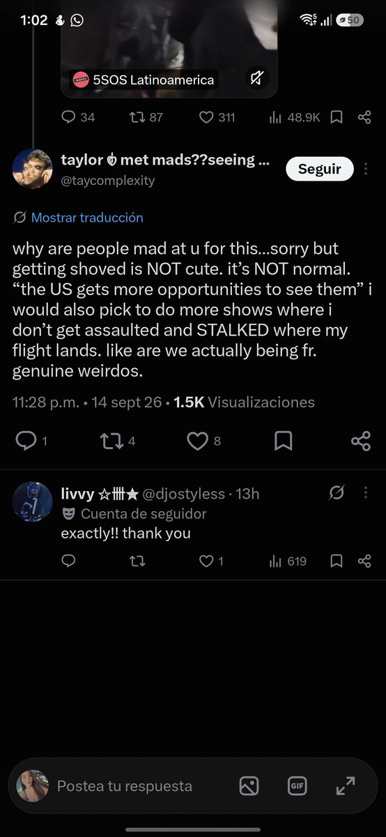 otblcmm's tweet photo. @HarrySUruguay Mientras las fans de EU apoyan la decisión de no llevar más fechas a latam porque al parecer solos la parte del fandom capaz de atacarlos https://t.co/xbnttq6BE1