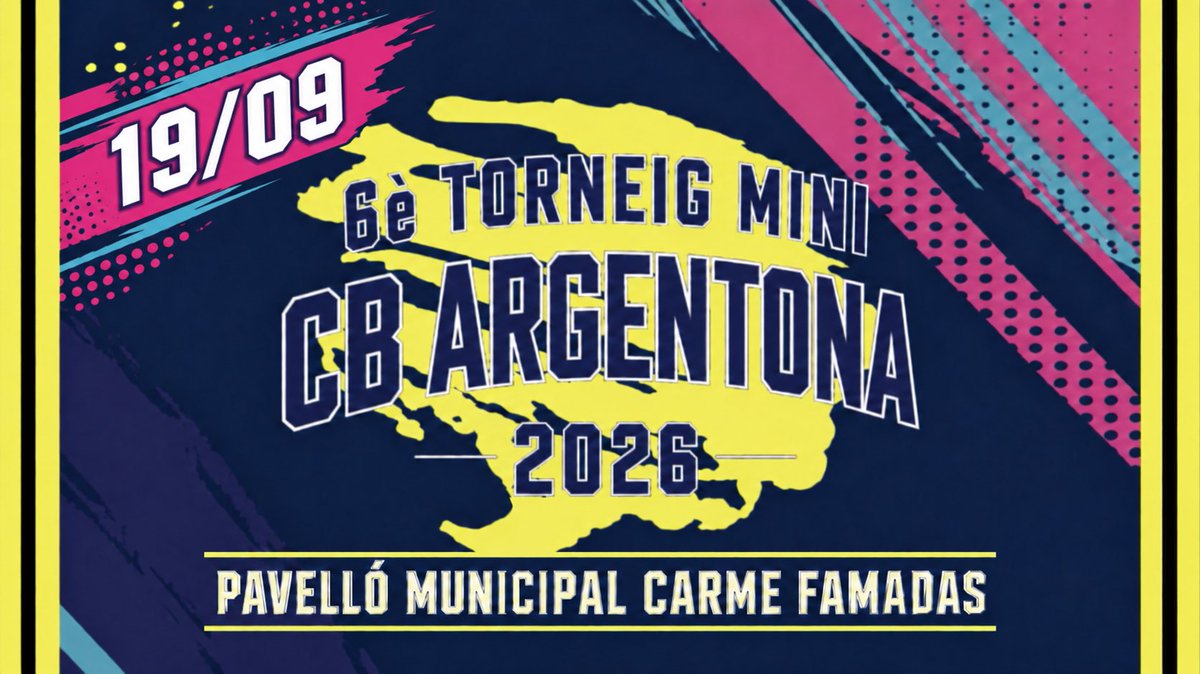 cbargentona's tweet photo. Aquest dissabte 19/09 tornem a celebrar un altre Torneig Mini del CB Argentona

Us hi esperem per gaudir d’una gran jornada de bàsquet

#CBArgentona #TorneigMini https://t.co/FERUYNTcFe
