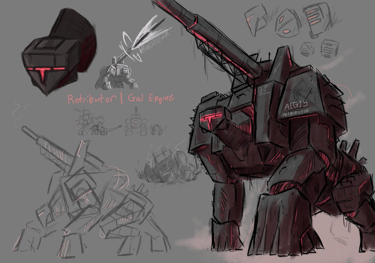 Lilnibblez07's tweet photo. Have some war machine sketches https://t.co/IPwjOc0W7J