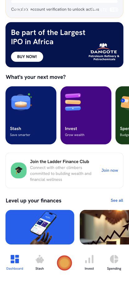 ladder_hq's tweet photo. Day 2 of the Dangote IPO is still upon us!!!

You can subscribe on the Ladder app but not just that we give you Lady, your personalised AI financial assistant.

Understand and make your decisions. 
https://t.co/arwxBtpJXl to get climbing now 💙 https://t.co/D8I2IiO6A0