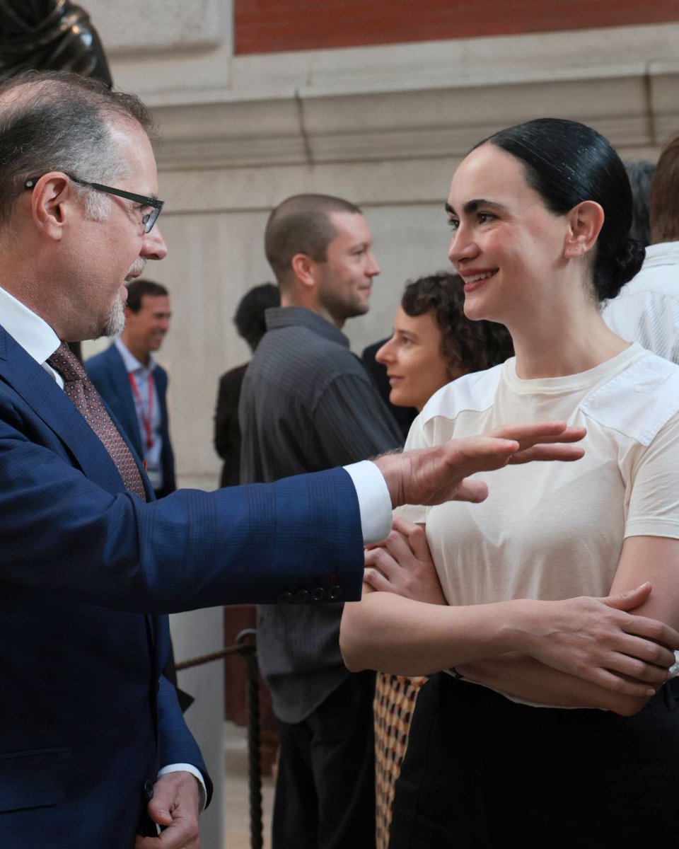 Comptroller Mark Levine with Mexican architect Frida Escobedo.