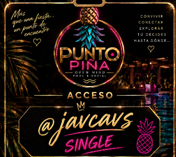 puntopina's tweet photo. BIENVENIDO
@javcavs 
No esperes a que te cuenten cómo estuvo. Aparta tu lugar antes de que veas el AGOTADO. #PuntoPiña #SwingersMéxicoCDMX #SwingersMexico #OpenMind #Cuernavaca #PoolParty #Lifestyle #CupoLimitado https://t.co/fzijjF5VNV