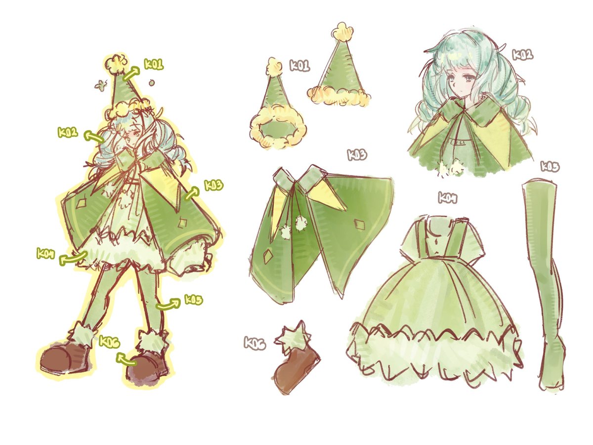 nowikice's tweet photo. Elspeth — Character Asset Breakdown 🌲 https://t.co/TO52HBftrw