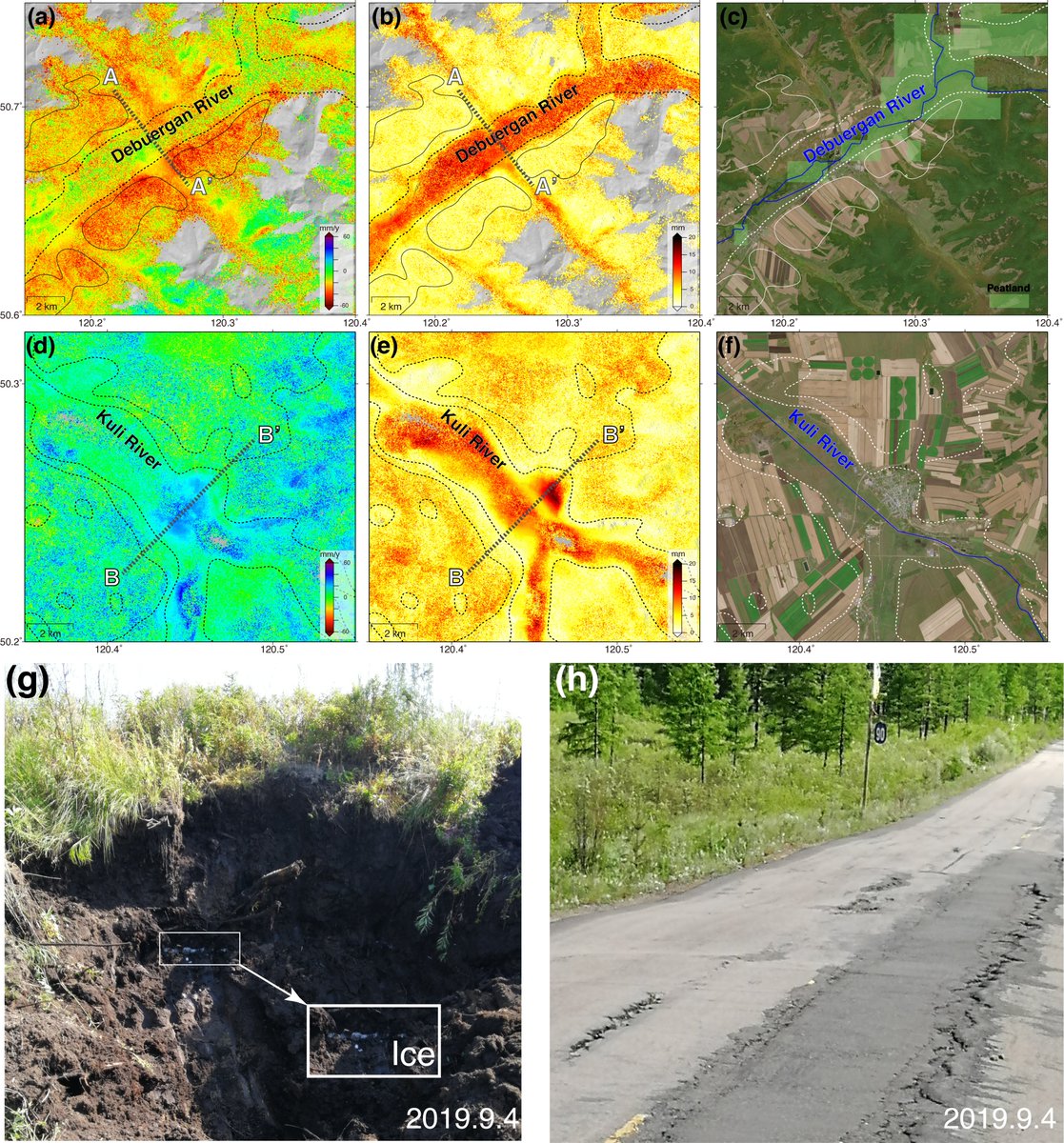 InSAR_shixuguo's tweet photo. Happy to share our latest paper in Geomorphology! 🎉

Using #InSAR, we investigated ground deformation in the discontinuous permafrost of the Da Xing’anling Mountains, revealing widespread deformation, strong seasonal signals, and key environmental controls. https://t.co/0WGFTN9K5D