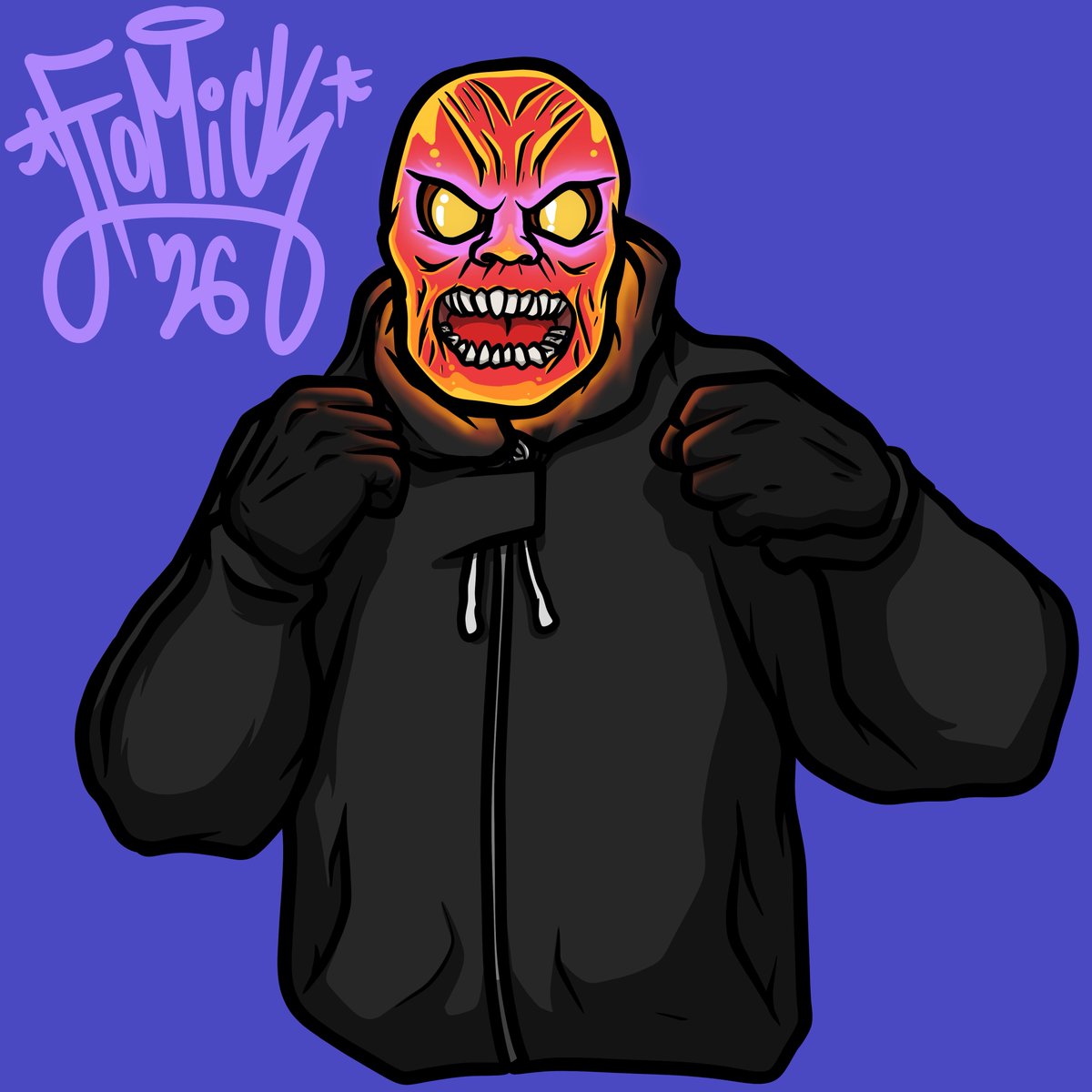 EtomickArt's tweet photo. Some #frankiepulitzer artwork! Even got him suited up like @Czarface_Eso!! https://t.co/0fsvd5C7gX