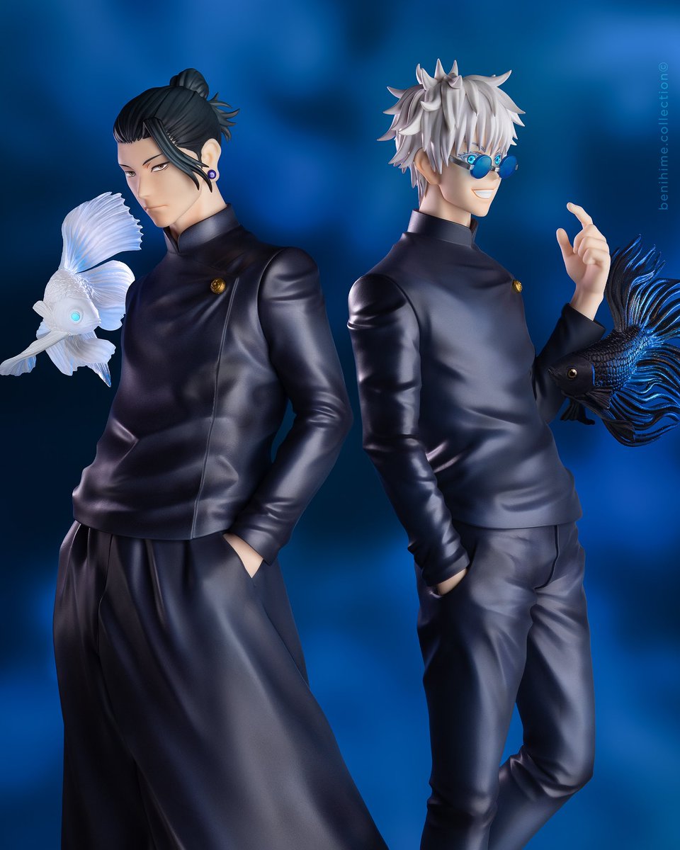 benihihihime's tweet photo. My boys! 🩵
Gojo Satoru & Geto Suguru • Good Smile Company 1/7 • Tokyo Jujutsu High School Ver.
#jujutsukaisen #gojosatoru #anime #咒術迴戰 #jujutsukaisenedit #satoru #jjk #gojo #satoru #satosugu #suguru #getou #getosuguru https://t.co/2Fu6iQ25nG
