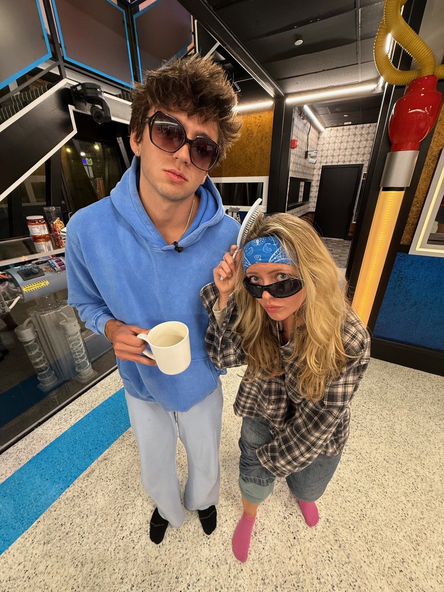 CBSBigBrother's tweet photo. it's giving freaky friday 🎸 #BB28 #BigBrother #BBTS https://t.co/7byHPHAGKm