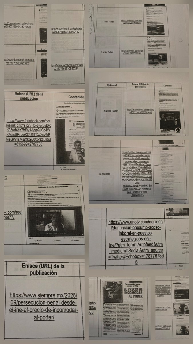 moni_calles's tweet photo. 🚨 ALERTA A PRENSA Y MEDIOS: LA PERSECUCIÓN DE @INEMexico Y @FGRMexico ALCANZA AL PERIODISMO

Esto ha rebasado a un ataque a mi persona. Es una embestida también contra el libre ejercicio del periodismo y el derecho de la ciudadanía a recibir información.

En la carpeta de investigación ante la FGR, se integró la cobertura noticiosa realizada por medios como @radio_formula, @soledadDurazo, @AtypicalTeVe, @AztecaNoticias, @ricardoBSalinas, @LaSagaOficial, @agusrocko, @lasillarota, @politicomx, @soy_camel, @LuisKuryaki, @camel, @Piedenota, @lumendoz, @beltrandelrio, @Siempre_revista, @lavoz_jalisco, influencers y otros medios.

También se integró a la carpeta el desplegado de apoyo emitido por el Foro Nacional de Periodistas.

Pretenden catalogar la labor informativa de la prensa y la solidaridad gremial como la comisión de un DELITO.  

La pretensión de CENSURA es un precedente GRAVÍSIMO. 

Desde el @ineMexico también exigen el bloqueo y suspensión de TODAS mis cuentas en redes sociales (X, Facebook, YouTube y TikTok), desde donde me he dedicado a cuestionar, con fundamentos, sus decisiones y actuar ilegal.

¡Esto es un atentado contra la libertad de expresión y a nuestro derecho a cuestionar al poder! ‼️

🚨RECORDEMOS: Perseguidos podemos ser todos. Sigamos alzando la voz. 📣

#LibertadDeExpresión #PeriodismoBajoAtaque #CensuraDeEstado #PrensaLibre #INE #FGR

@PabloHiriart @carlosalazraki @AuroradeMexico @azucenau @javier_alatorre @jlozanoa