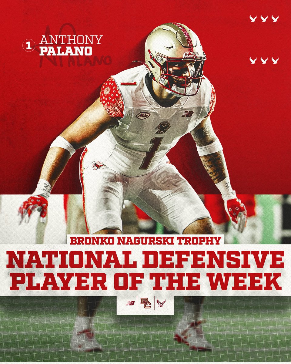 BCFootball's tweet photo. National recognition. Congrats @AnthonyPalano03 https://t.co/TJ861MsGbp