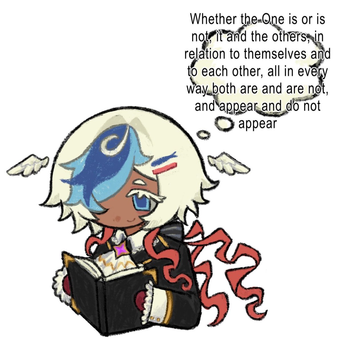 sousaesn's tweet photo. true scholar #eggchan #eggchanfanart https://t.co/HqRVxRin68
