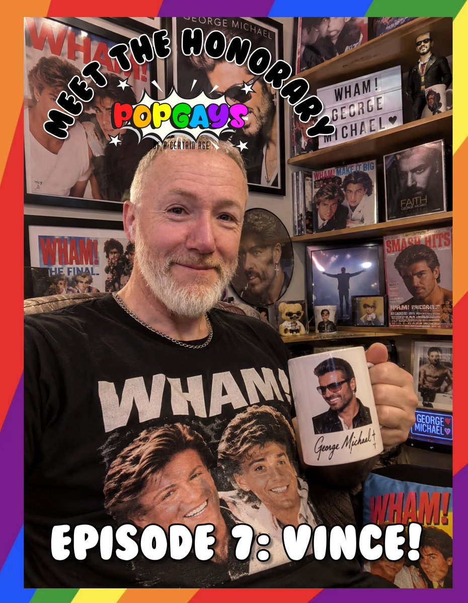 PopGays's tweet photo. Here is the final (for now!) episode of "Meet The Honorary PGOACA"
Rounding off the series is @Vininaspin 
#podcast #popmusic #lgbtqiaplus
https://t.co/ptQfEndEBi https://t.co/GJlMAJ0tYs