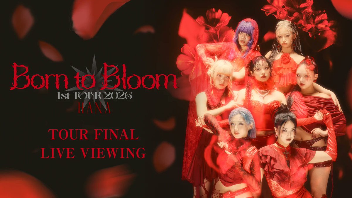 Fan_Jpmusic_x's tweet photo. 🌸✨ ついに本日＆明日！

𝗛𝗔𝗡𝗔 𝟭𝘀𝘁 𝗧𝗢𝗨𝗥 𝟮𝟬𝟮𝟲
「𝗕𝗼𝗿𝗻 𝘁𝗼 𝗕𝗹𝗼𝗼𝗺」🌷

📍大阪・大阪城ホール
📅 9/16(水)・9/17(木)

🎥 🔴 公式生配信
この特別な瞬間をリアルタイムで✨
🔗 https://t.co/foDsiBScs6

お見逃しなく！🌸💫

#HANA #BorntoBloom https://t.co/u6oJuFGHyK