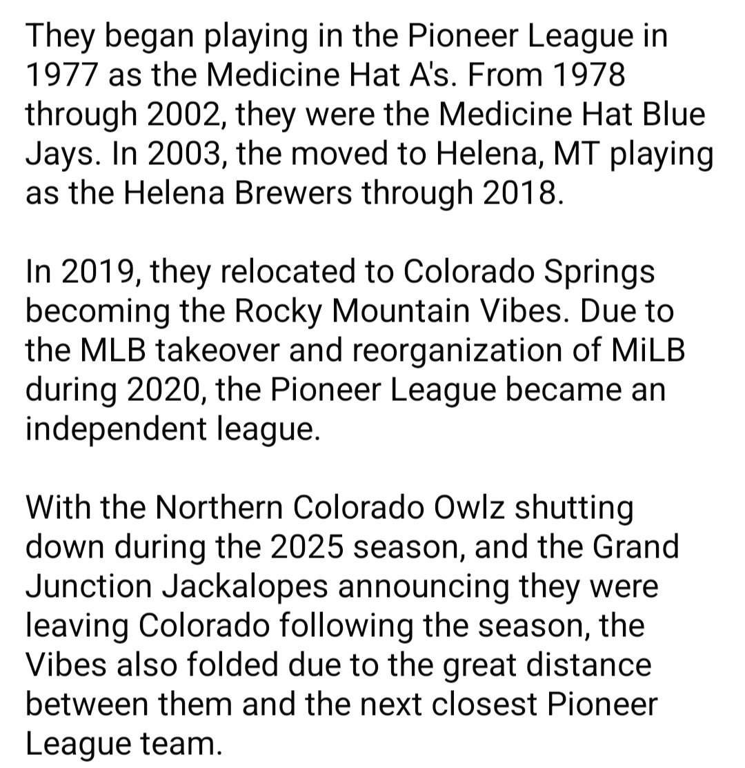 MinorLeagueNerd's tweet photo. Today's franchise collection #capoftheday is the Rocky Mountain Vibes. https://t.co/1Y3jz7SaWi