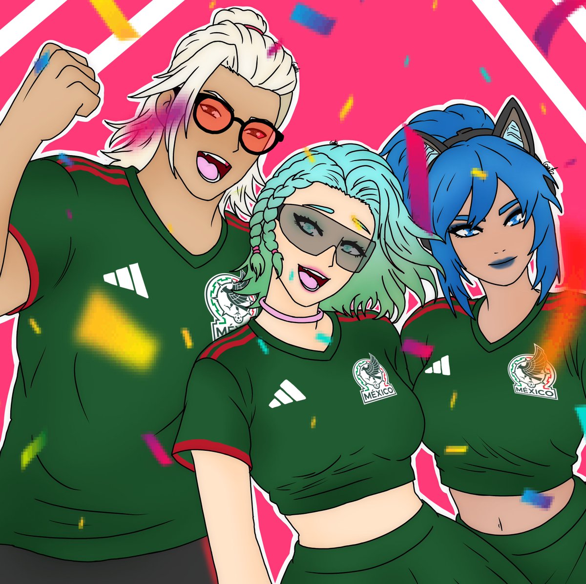 CameoSimp's tweet photo. VIVA MÉXICO!  💚🤍♥️

#Fortnite #FortniteArt #FortniteFanArt #CameovsChic #KadoThorne #Hopefortnite ㅤ https://t.co/MLOOniEDzz