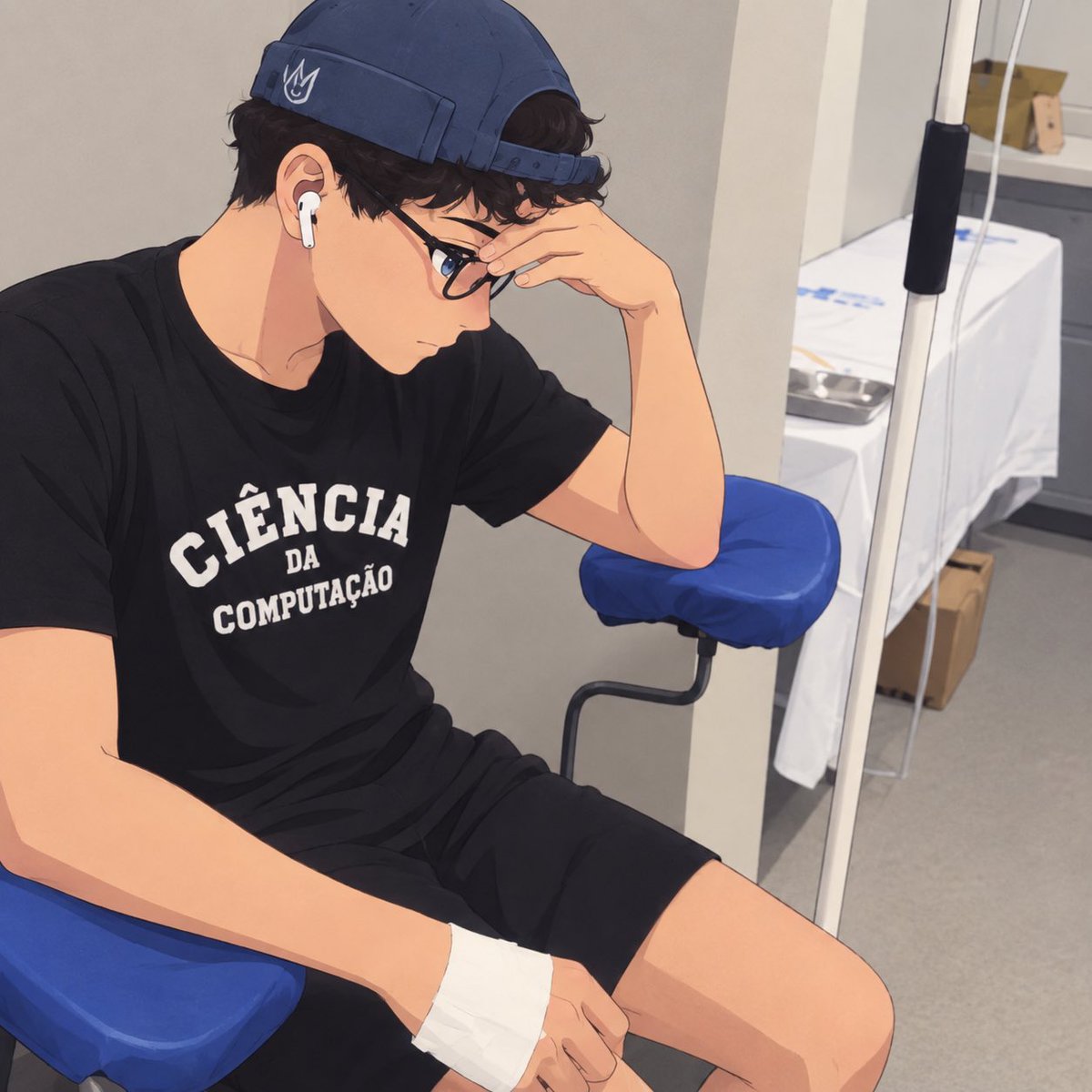 tucapitucas's tweet photo. fui no hospital tomar remedio na veia https://t.co/UdWldS2hrE