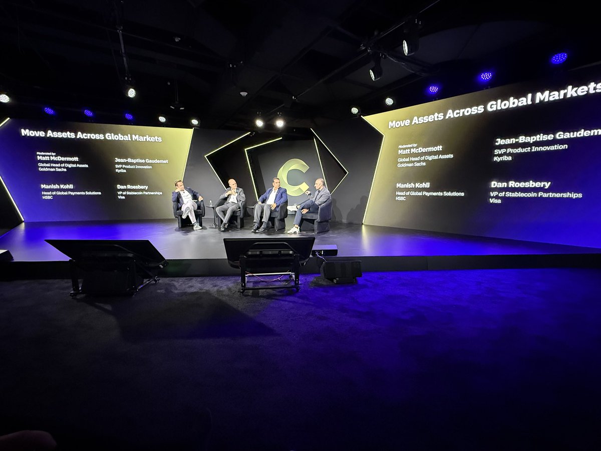 IOV_OWL's tweet photo. Today is Canton Network’s inaugural Summit in NYC.

Goldman Sachs, JPMorgan, DTCC, HSBC, Visa, Franklin Templeton, Kyriba, Broadridge and others.

All discussing 24/7 markets, collateral, and moving assets across global markets onchain. https://t.co/p776RxE0m6