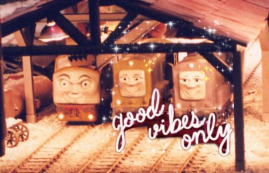 melonproduceco's tweet photo. They think life is all sunshine and rainbows 🥰#thomasthetankengine #ThomasandFriends #thomastrain https://t.co/8sNUnCv98T