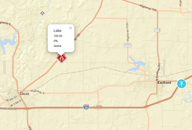 Lobo Fire, Eastland County, TX — photo gathered by AI Discovery, 2 of 2