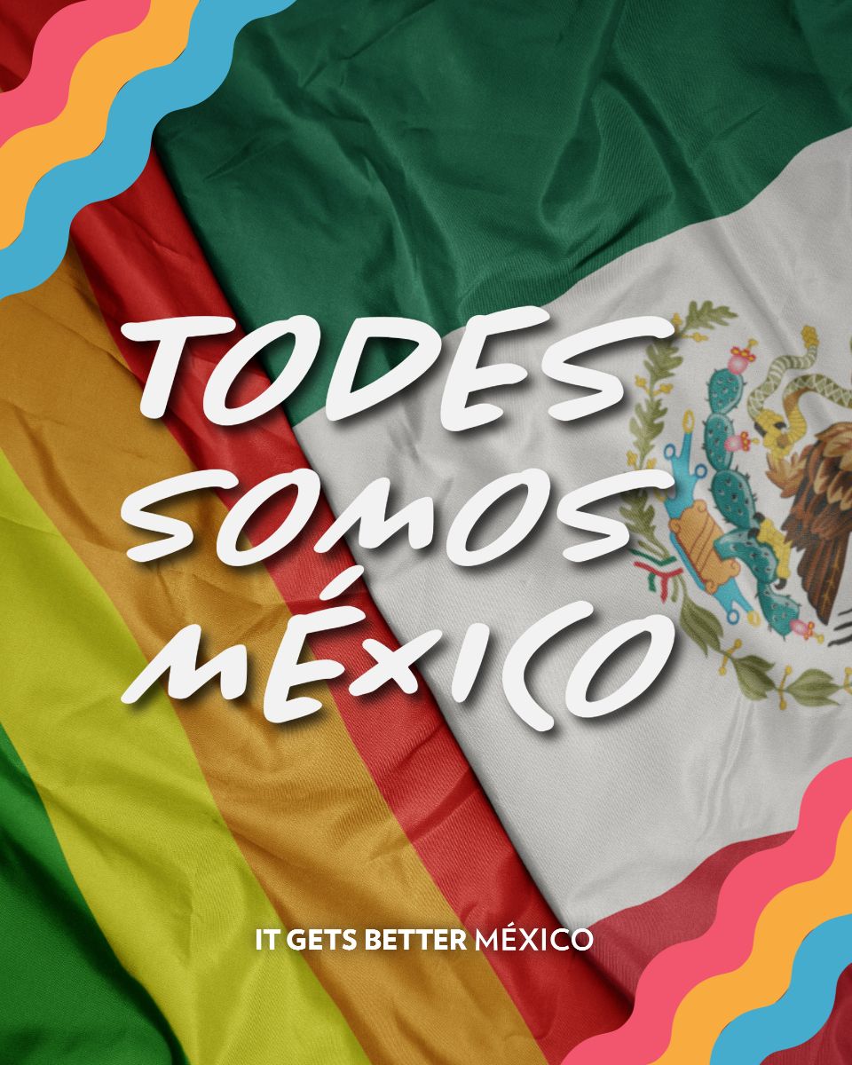 ItGetsBetterMx's tweet photo. Hoy celebramos la independencia de México, un país al que la comunidad LGBTQ+ también pertenece: dentro y fuera de sus fronteras, somos parte del tejido social que construye esta nación. ¡Feliz Independencia! 🏳️‍⚧️🇲🇽🏳️‍🌈 https://t.co/bPOAc1VunO