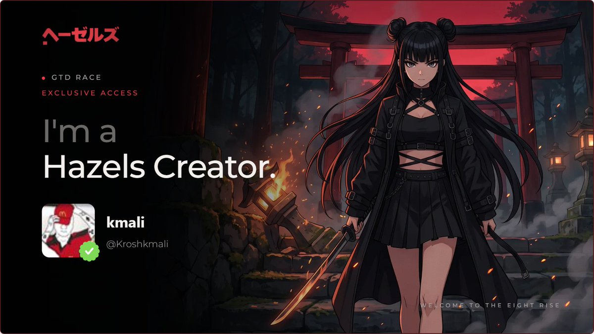 Kroshkmali's tweet photo. I've always wanted to be part of a real and strong community but because I had a small account I was never able to achieve that goal

I hope this tweet gets noticed by @Rosaaa  and that I'll have a chance too
@0xhazels #WEAREHAZELS https://t.co/9BmimeIbLO