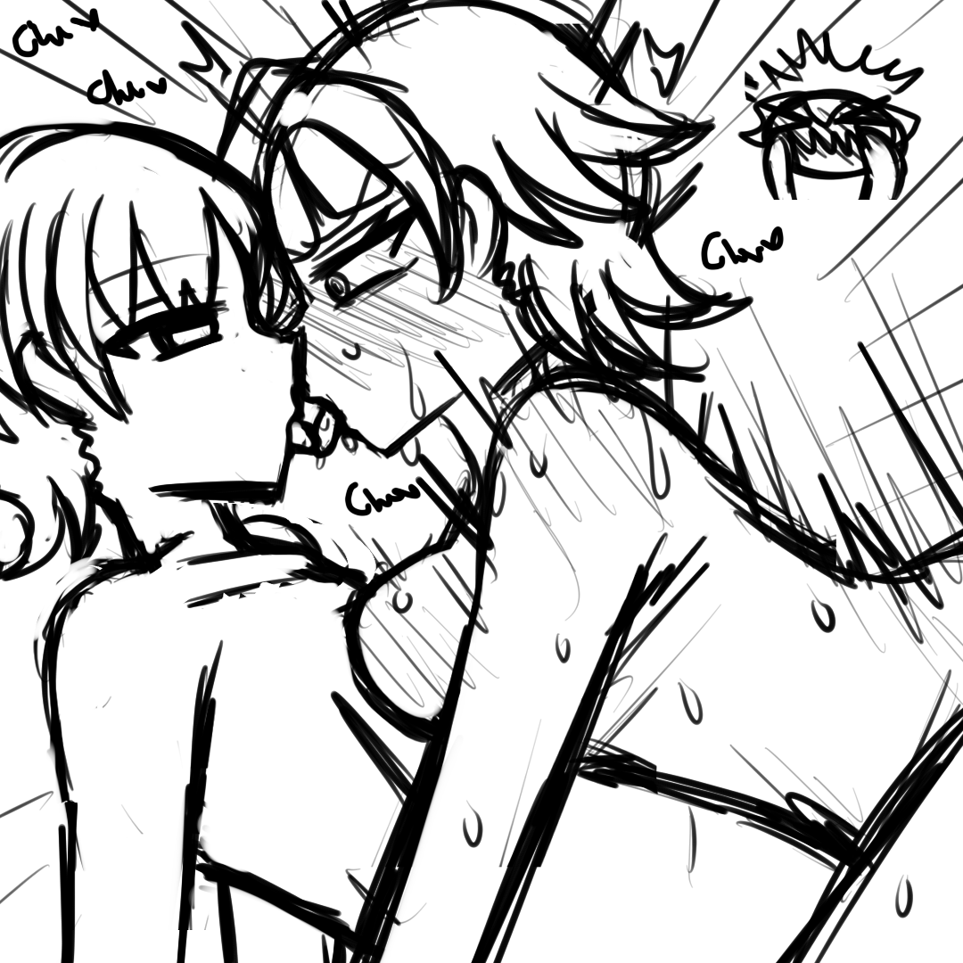 346Miseru's tweet photo. I legit forgot I drew specifically Limbus Company DemiKro 🔞(ft Sinclair 🫣)

So here it is, enjoy Kromer losing XD https://t.co/A8MSwf08x4
