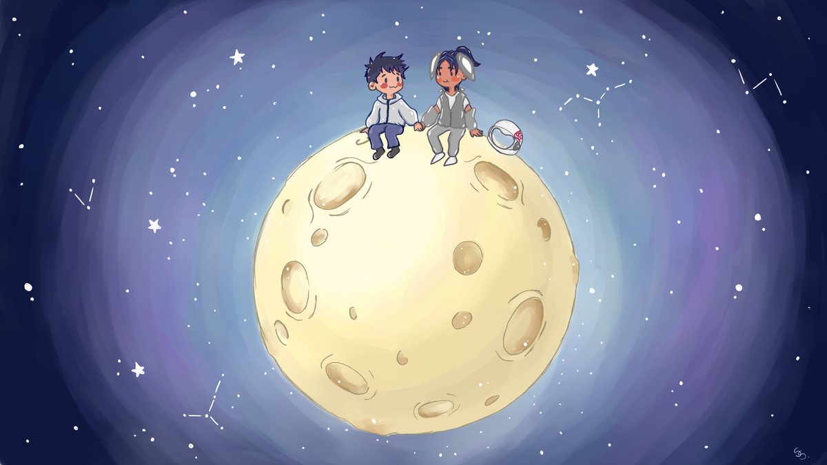 wooyogie's tweet photo. [🐿️🐰] i’m an astronaut, you’re the moon...

uma fanart mctz bem fofa pra colorir o dia <3

#ateezfanart #mctz https://t.co/pX3f4toUBf