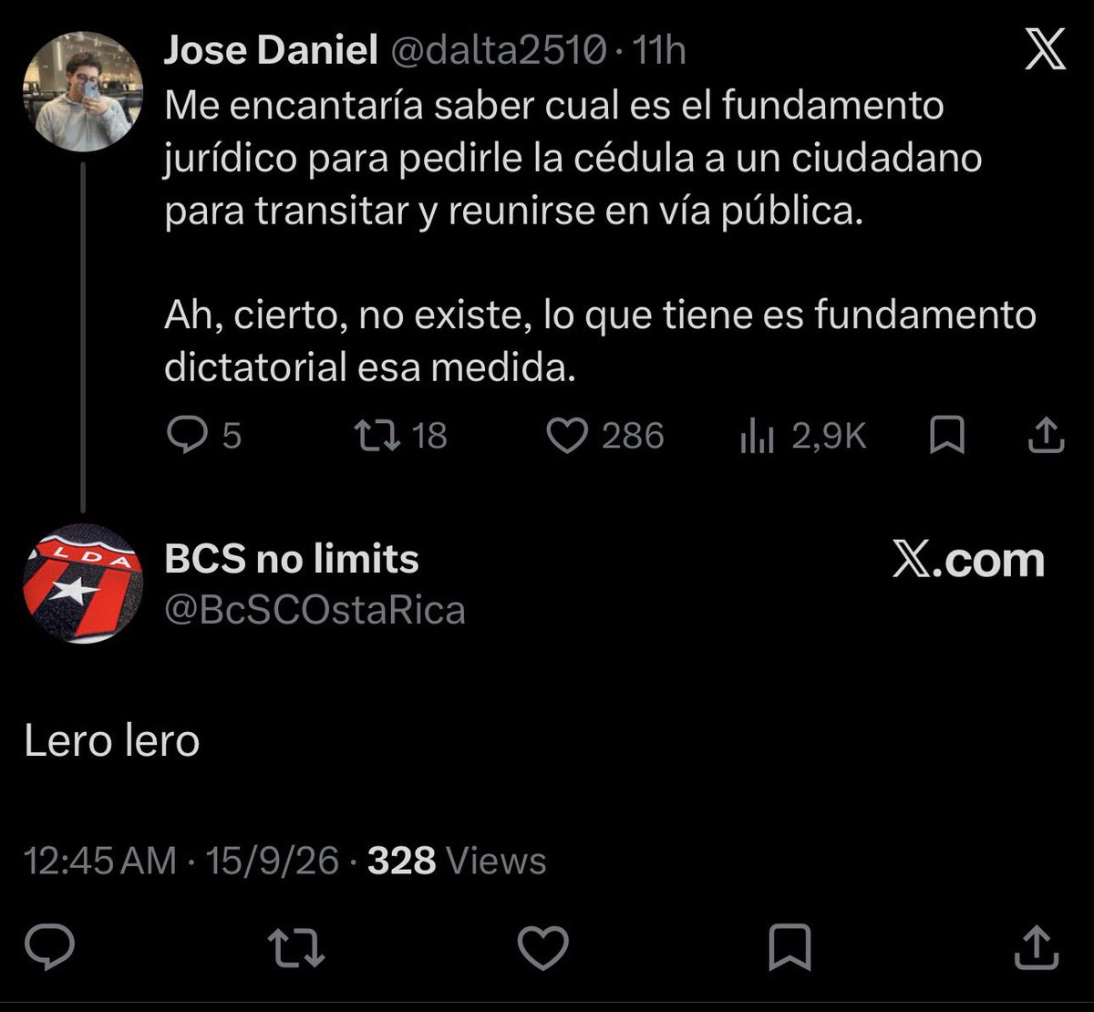 ricarsepa's tweet photo. A lo que se reduce el debate político actualmente en Costa Rica https://t.co/29cSfrQ8d2