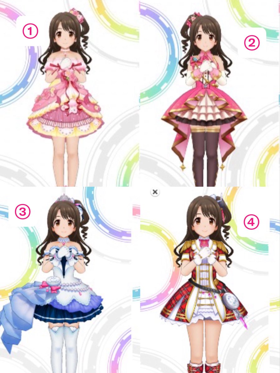listij25's tweet photo. 参考に教えてください！！
"デレマス"の島村卯月といえばどの衣装思い浮かべますか……
アンケートはツリーにあります⬇️⬇️⬇️ https://t.co/wJpcanNuMQ