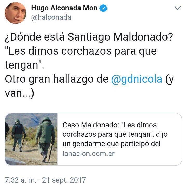 locuralamia's tweet photo. El periodismo en Argentina se murió con Santiago Maldonado. https://t.co/FTCZdtFWDU