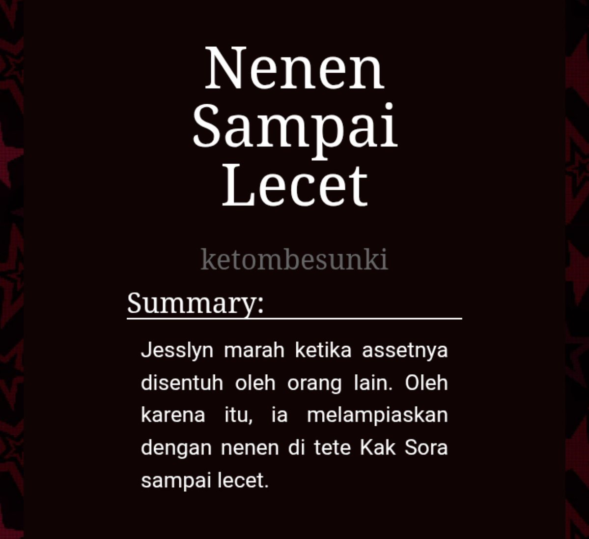 secfrasa's tweet photo. #yangsun sapphic au 🔞
- link: https://t.co/fzoiGRExtm
; Nenen Sampai Lecet. https://t.co/mI2gzCOAGX