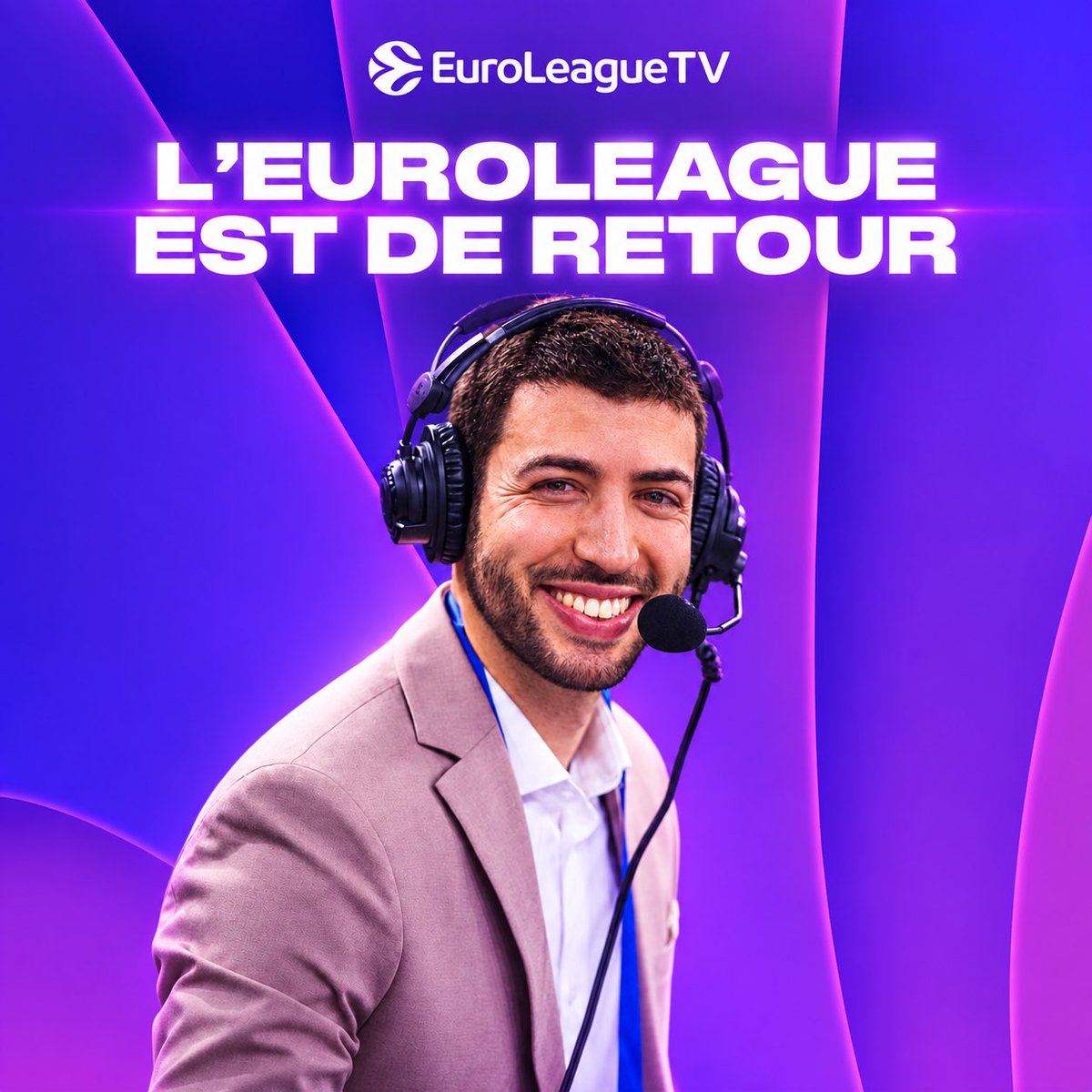 LukasNicot's tweet photo. Ravi de rejoindre @EuroLeague TV cette saison ! 📺

🔥 Sur la plateforme officielle, des affiches d’Euroleague et d’Eurocup avec nos clubs français 🇫🇷

🎙️ Au micro vous retrouverez aussi @FredMazeas @georgeeddy2 @bomaye12 @ErwanAbautret @justbeliketom et Thomas Larrouquis. https://t.co/wQMNlQDMWB