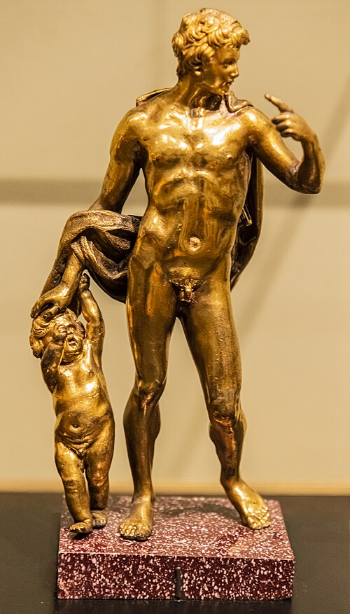 erosoftheday's tweet photo. Apollo and Cupid by François Duquesnoy — 🪽 https://t.co/dZ61UQAiOe