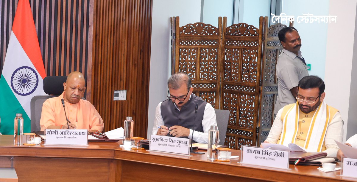 StatesmanDainik's tweet photo. দশকের জট কাটল কিশাউ বাঁধ প্রকল্পে, দিল্লিতে ৬ রাজ্যের চুক্তি, উপস্থিত অমিত শাহ
#KishauMultipurposeProject #AmitShah #ModiGovernment https://t.co/Ske1Sf3qVT