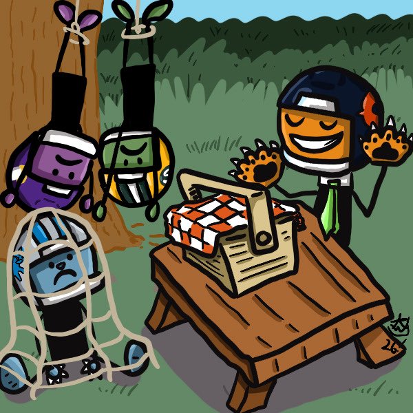 TurboDraws17's tweet photo. Will the Bears treat the NFC North like their own personal picnic basket? https://t.co/T9kbyqbZqG