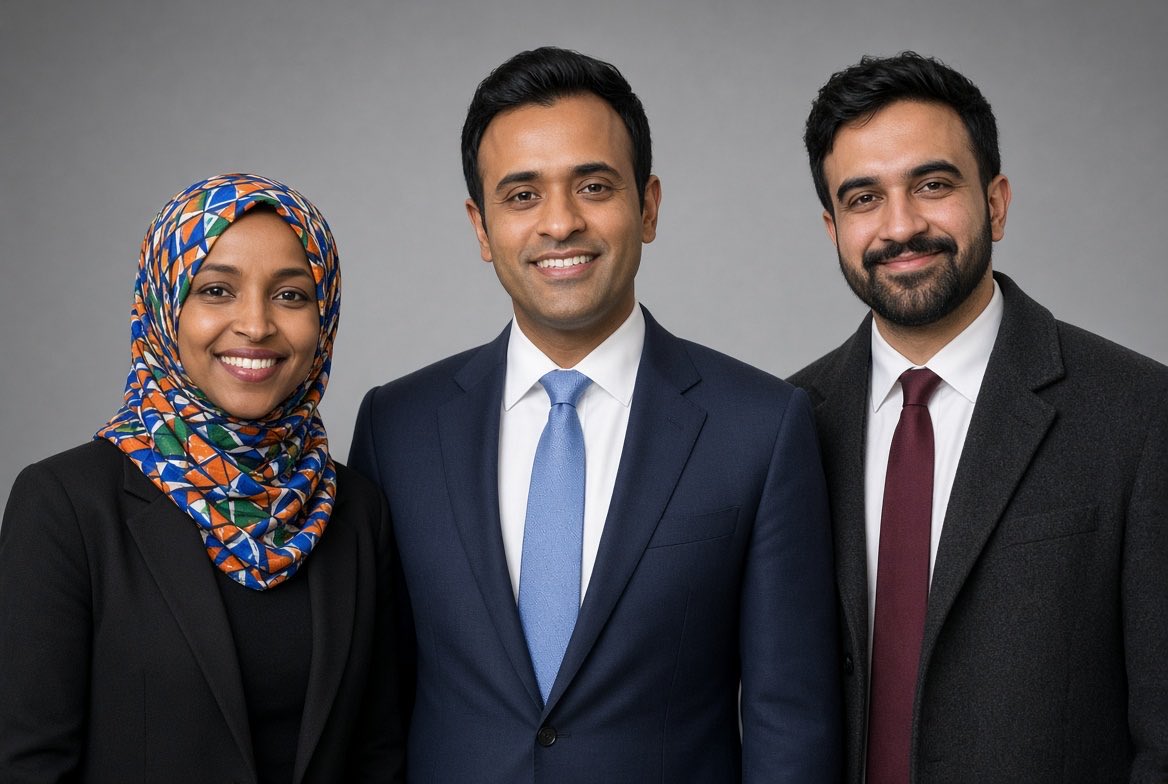 JoelWebbon's tweet photo. 1 is Republican. 

2 are Democrats.

All 3 are NOT Americans. https://t.co/17yQW8g2sG
