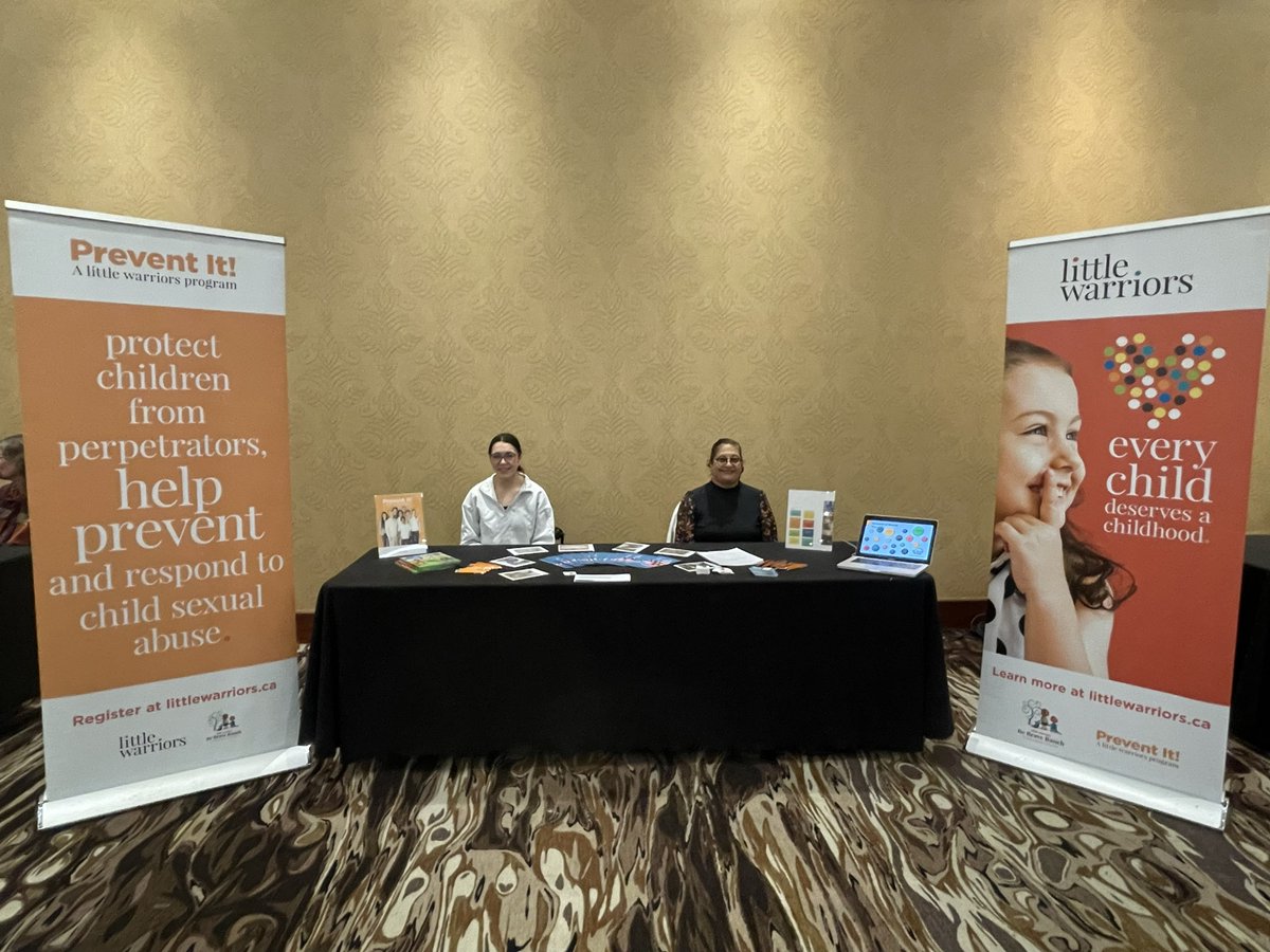 LittleWarriors's tweet photo. #ThrowbackTuesday to this past weekend! Shout-out to our amazing volunteer facilitators Shenaz and Tobey for bringing the energy to the Alberta Foster and Kinship Association event at the Deerfoot Inn and Casino in Calgary. You two are rockstars! https://t.co/w3Ow0puDwG