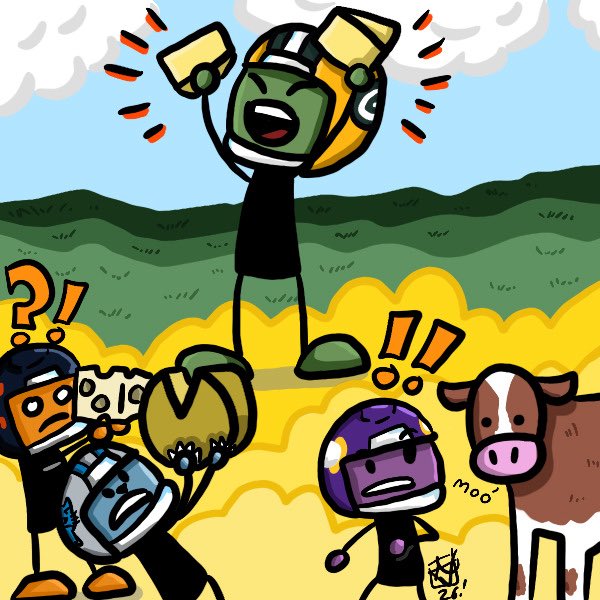 TurboDraws17's tweet photo. Or will the Packers be the big cheese of the NFC North??? https://t.co/wovQU7uJyj
