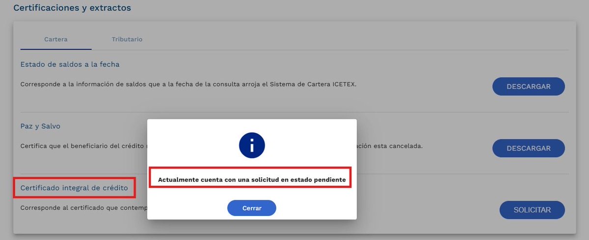 deCrisX's tweet photo. Tan raro que ni para solicitar un certificado integral de crédito en @ICETEX 😂
@Mineducacion @ABDELAESPRIELLA @jrestrp 
🐅 🙏🏻 Su ayuda presi https://t.co/xX07v4ptTo