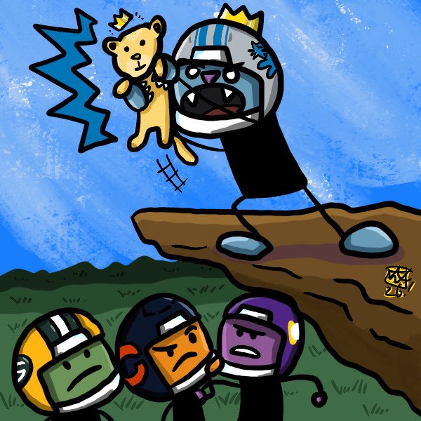 TurboDraws17's tweet photo. Or will the Lions be king of the NFC North?????? https://t.co/y9gkZ7uUrc