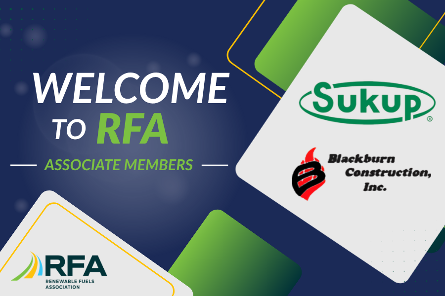 EthanolRFA's tweet photo. 🎉 RFA is growing!
We’re excited to welcome Sukup Manufacturing Co. and Blackburn Construction, Inc. as our newest associate members.
From the farm to the ethanol plant, both bring decades of experience to the RFA membership.
🔗Read the full release:  https://t.co/nO0JHhZf9T https://t.co/8c1znEvXHx