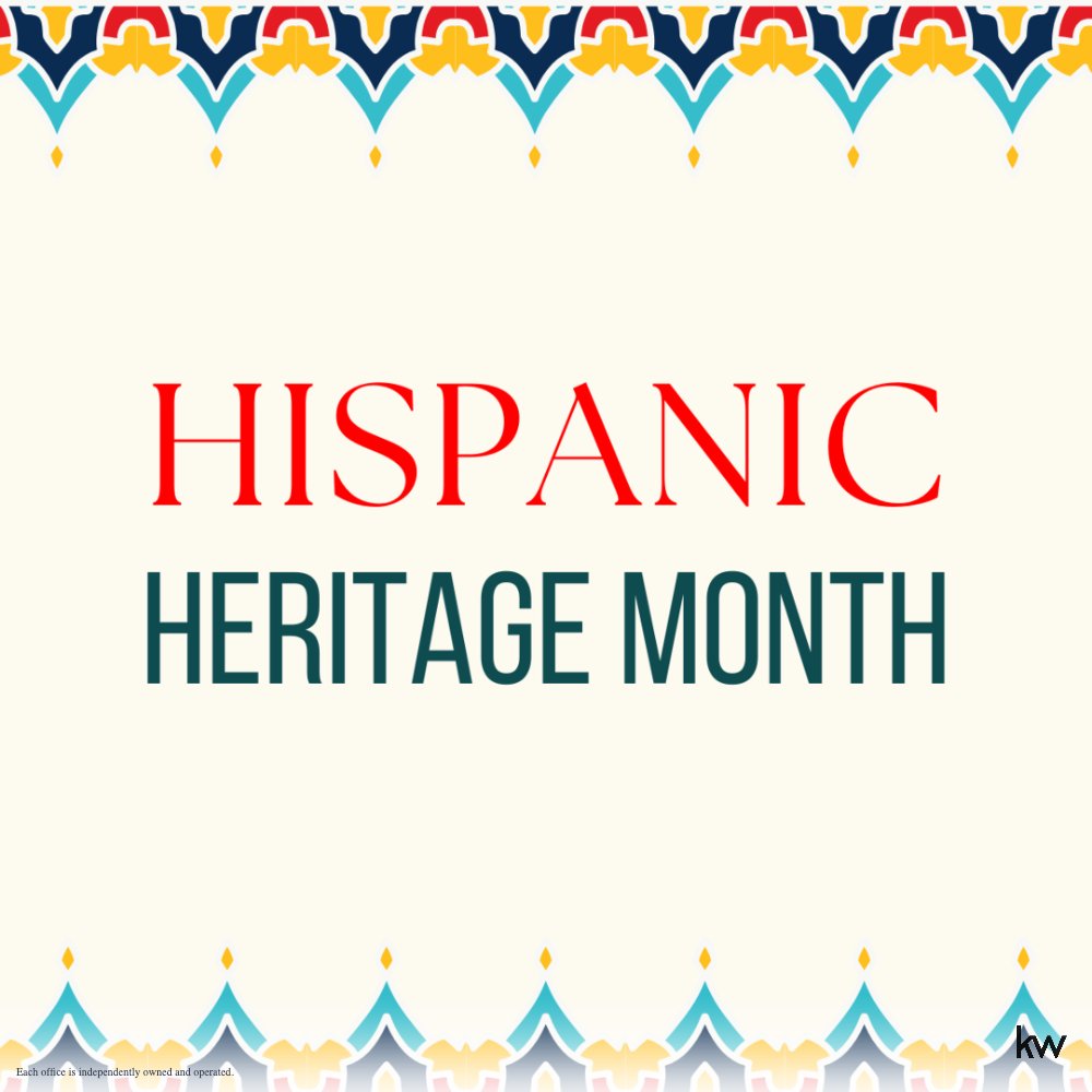 KattyZhangKW's tweet photo. National Hispanic Heritage Month celebrates the culture and contributions of the Hispanic and Latinx communities in the US. The monthlong celebrations include spotlighting historic individuals, cultural gatherings, and community support.

#hispanicheritagemonth #hispanic #latinx https://t.co/C0d06E2XAW