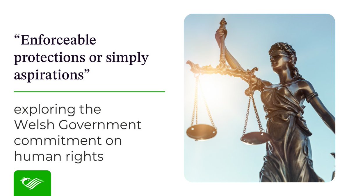 SeneddResearch's tweet photo. Enforceable protections or aspirations? ⚖️ 

Our new article explores proposals to incorporate key UN human rights conventions into Welsh law, the limits of devolution and key considerations. https://t.co/BwgFDeB0BG