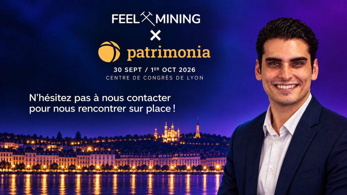 FeelMining's tweet photo. Et si on profitait de Patrimonia pour se voir ?
Autour d’un café, un échange entre deux conférences ou simplement l’occasion de se saluer 
Trésorerie d’entreprise, minage ou l’envie de faire connaissance : Nous seront ravis d’échanger avec vous ! 

On se voit sur place ? https://t.co/tFFHdUEVm0