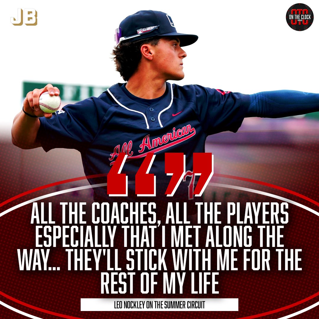 CollegeBSBShow's tweet photo. New 2027 MLB Draft Interview for On The Clock as @TylerJennings24 is joined by prep shortstop Leo Nockley!

⚾️ His amateur journey
⚾️ Committing to Tennessee
⚾️ Experience on the summer circuit

Spotify: https://t.co/UysT2DnTMj
YouTube: https://t.co/NfUia9ikVu https://t.co/nsmedWkyx0