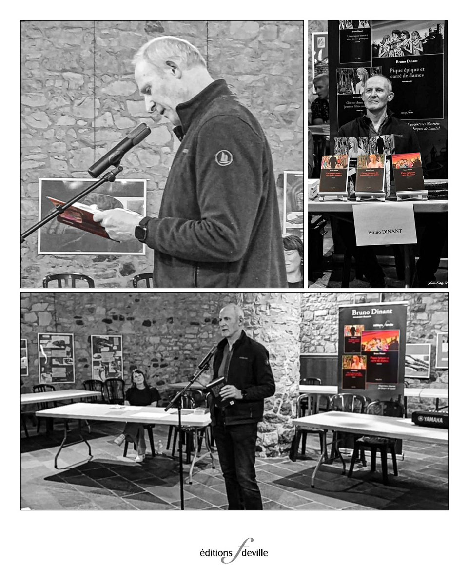f_deville's tweet photo. Retour en image sur le weekend organisé par la bibliothèque de Godinne où Bruno Dinant était à l'honneur.

#editionsfdeville #brunodinant #godinne #litterature https://t.co/N38VF1yIbp